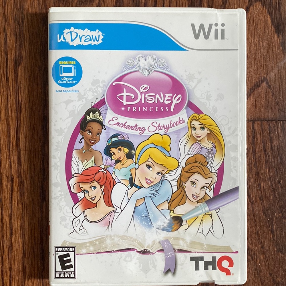 Wii Game — uDraw — Disney Princess Enchanting Storybooks